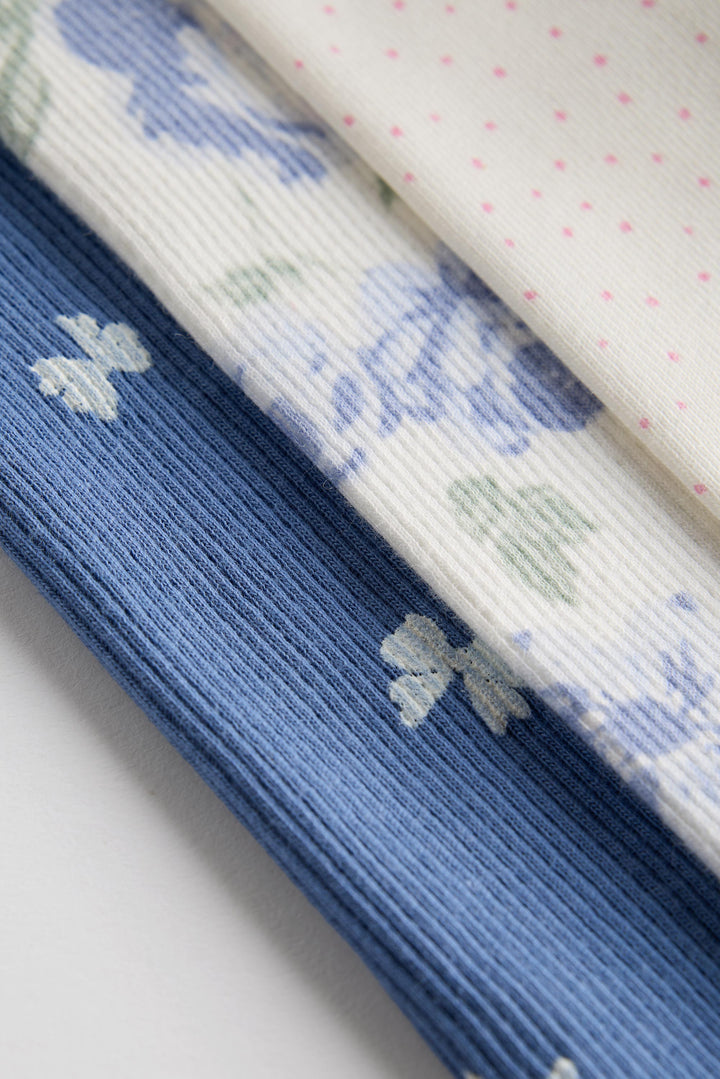 Ribbed Cotton Printed Leggings for Babies &amp; Toddlers – Pack of 3