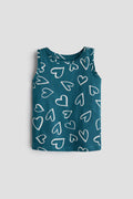 2-Pack Cotton Vest Tops | Hearts and Lemons tank tops