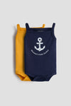 Sleeveless Onesie for Babies — Pack of 2 | Anchor & Solid