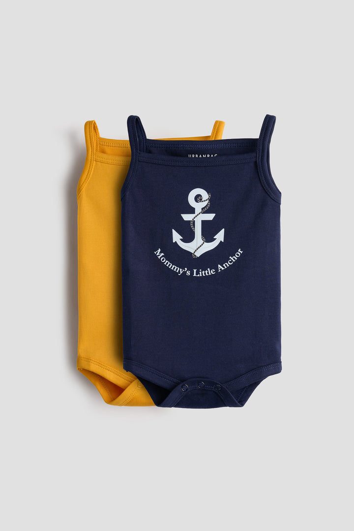 Sleeveless Onesie for Babies — Pack of 2 | Anchor &amp; Solid