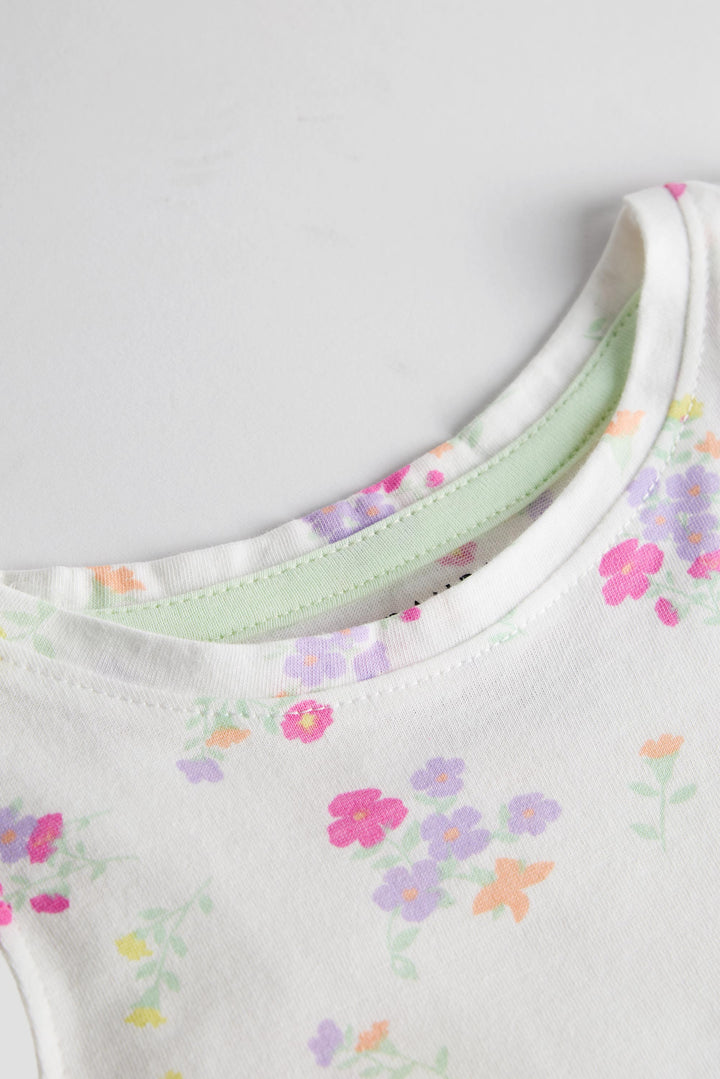 2-Pack Cotton Vest Tops | Pleasant pastels