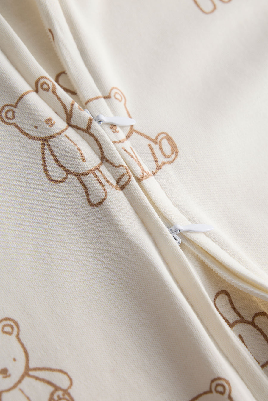 2 Way Double Zipper Baby Sleepsuit – Pack of 2 | Soft Cotton Footed Rompers