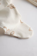 2 Way Double Zipper Baby Sleepsuit – Pack of 2 | Soft Cotton Footed Rompers