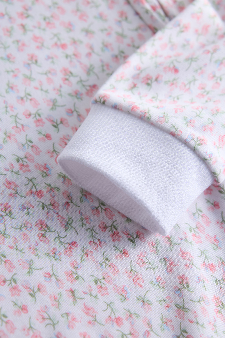 2 Way Double Zipper Baby Sleepsuit – Pack of 2 | Floral & Bunny Print