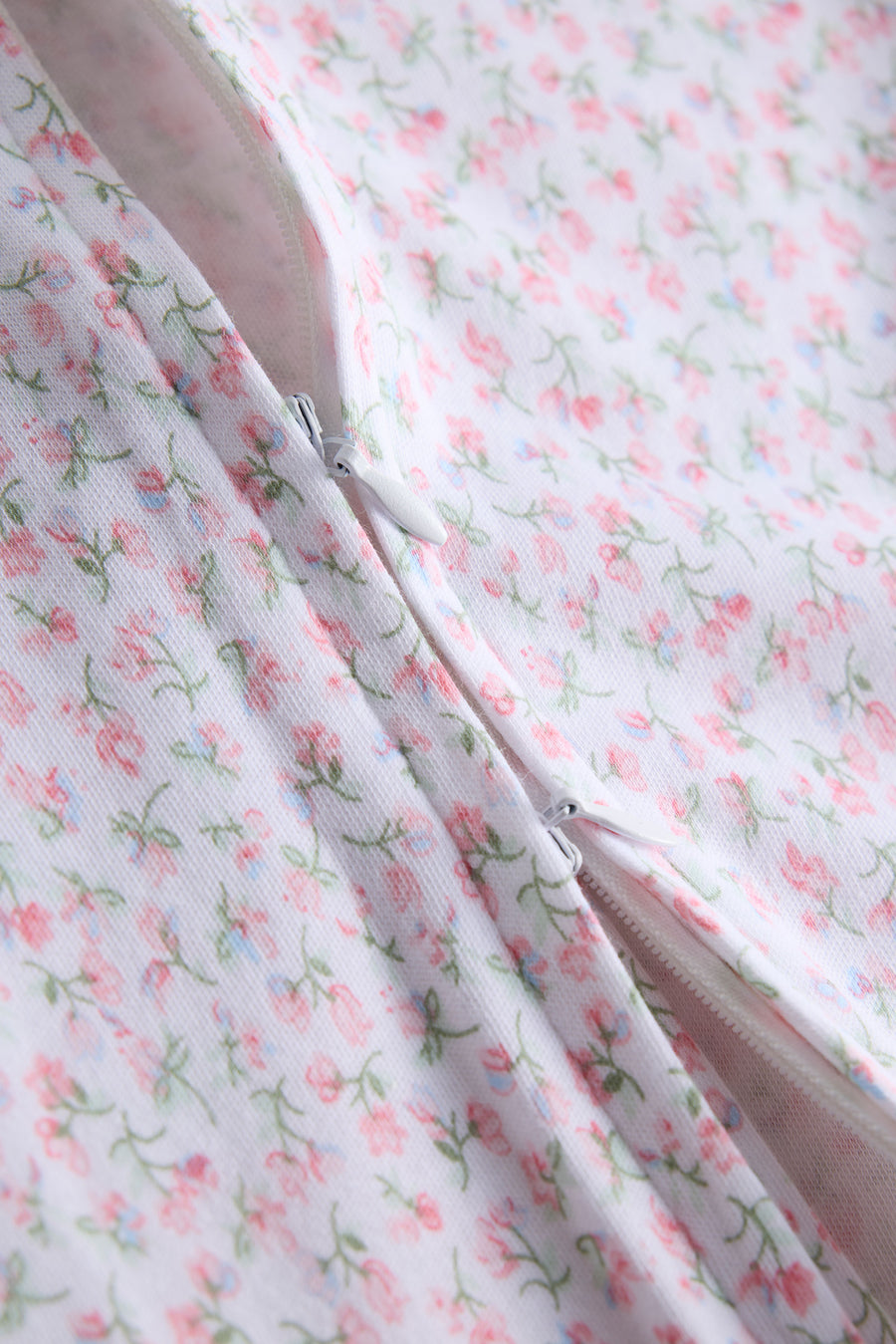 2 Way Double Zipper Baby Sleepsuit – Pack of 2 | Floral & Bunny Print