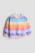 Pastel Rainbow Stripe Sweatshirt