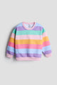 Pastel Rainbow Stripe Sweatshirt
