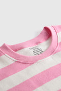 Pink and White Stripe Sweatshirt