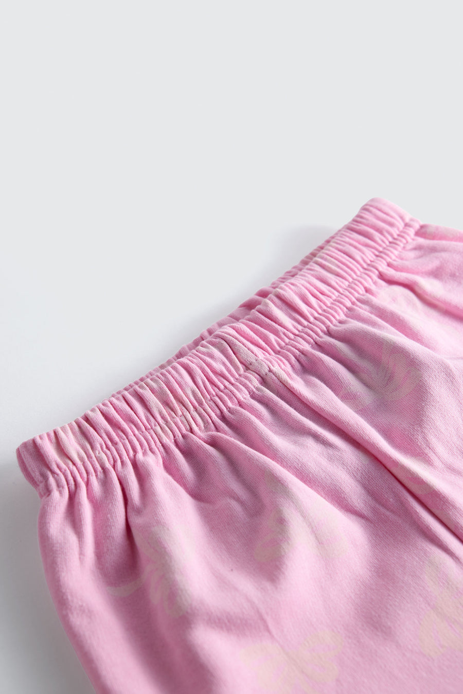 Pink Bow Print Sweatshirt and Jogger Set