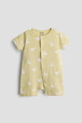 Interlock Cotton Half Romper 2 Pack | Lemon Duck