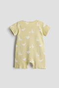 Interlock Cotton Half Romper 2 Pack | Lemon Duck