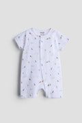 Interlock Cotton Half Romper | Adventure