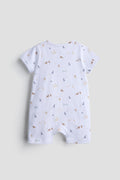 Interlock Cotton Half Romper | Adventure