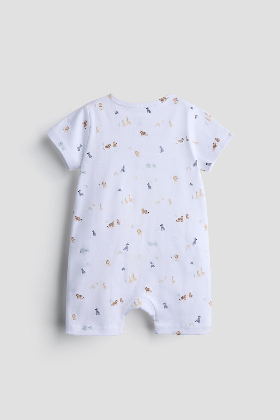 Interlock Cotton Half Romper | Adventure