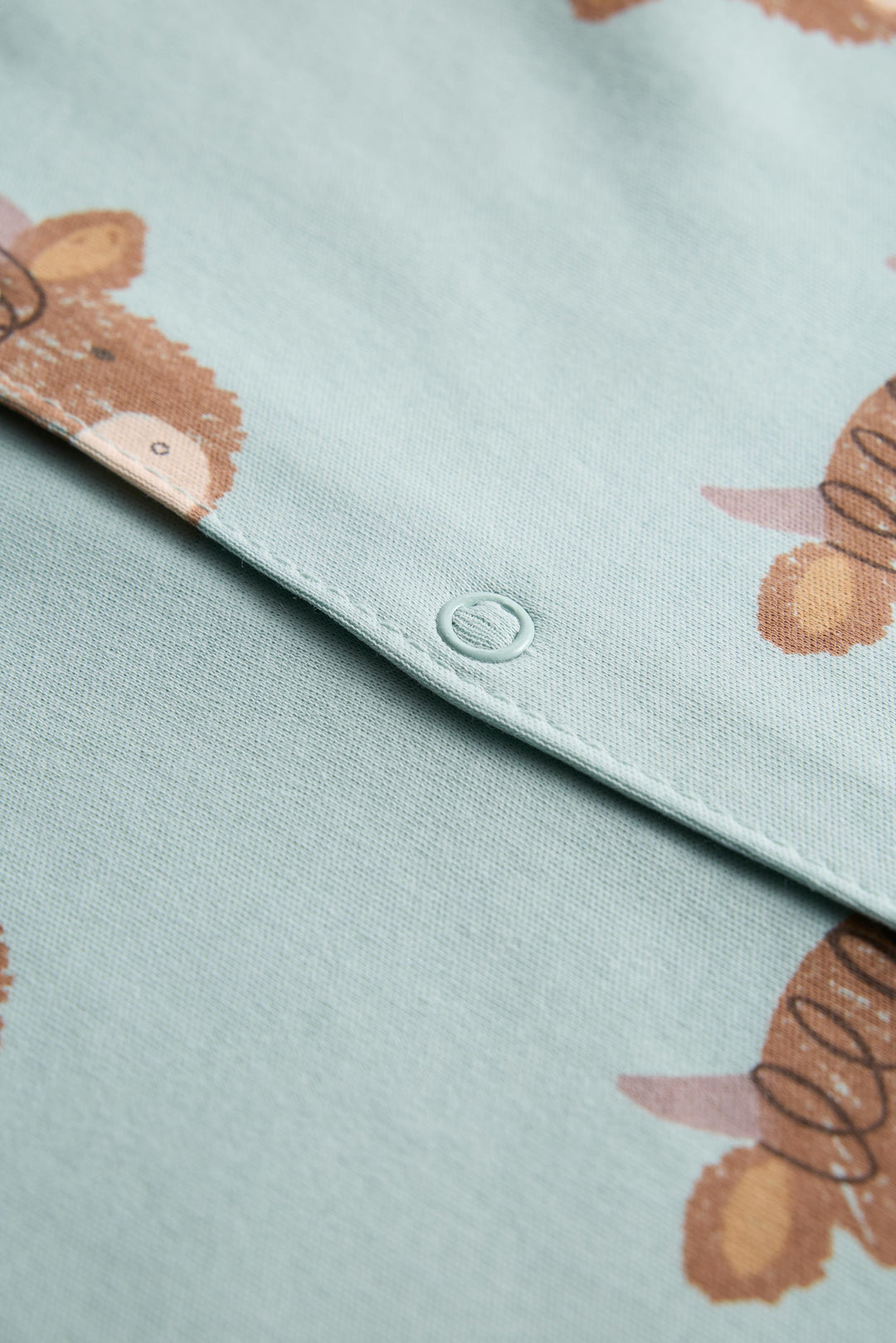 Baby Boys &amp; Girls Interlock Cotton Half Romper | Little Moo Print | 2 Pack