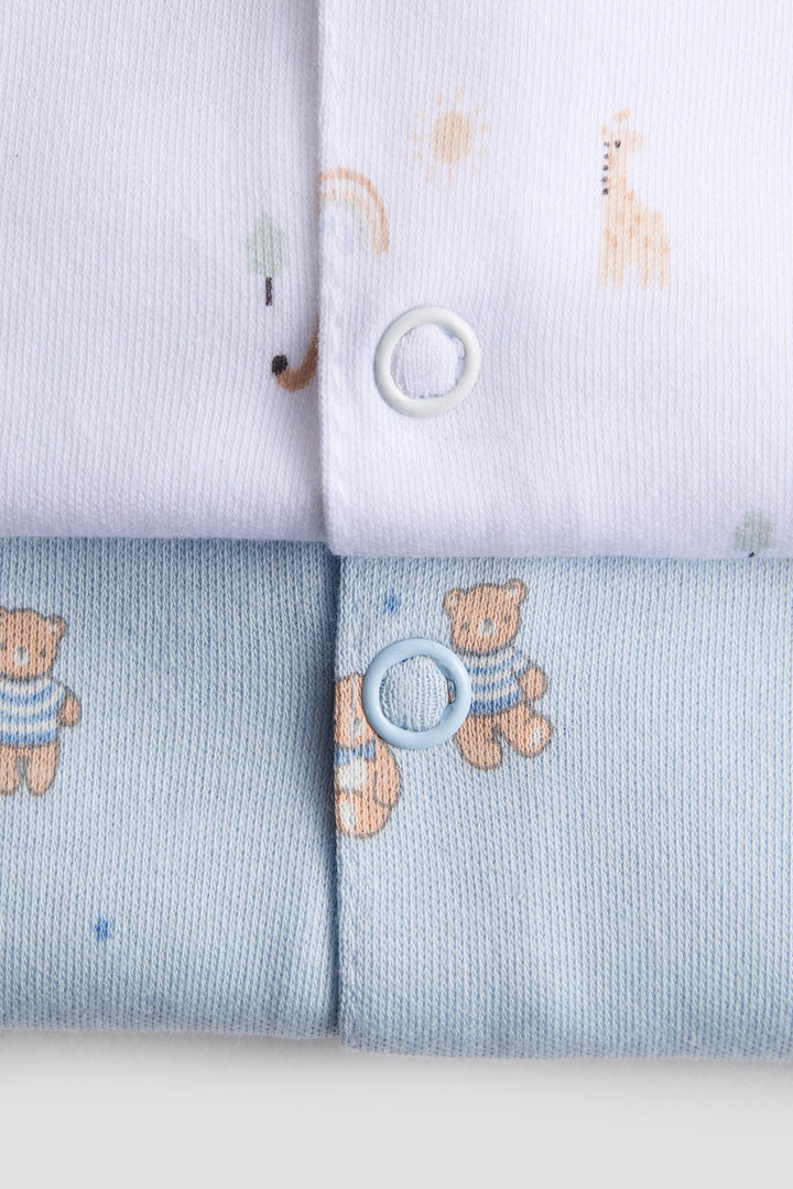 Interlock Cotton Half Romper 2 Pack | Adventure
