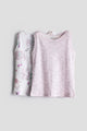 2-Pack Cotton Vest Tops | Pastel Tank Tops