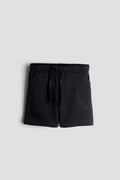 Everyday Comfort Kids’ Shorts – Pack of 2 (Beige & Black)