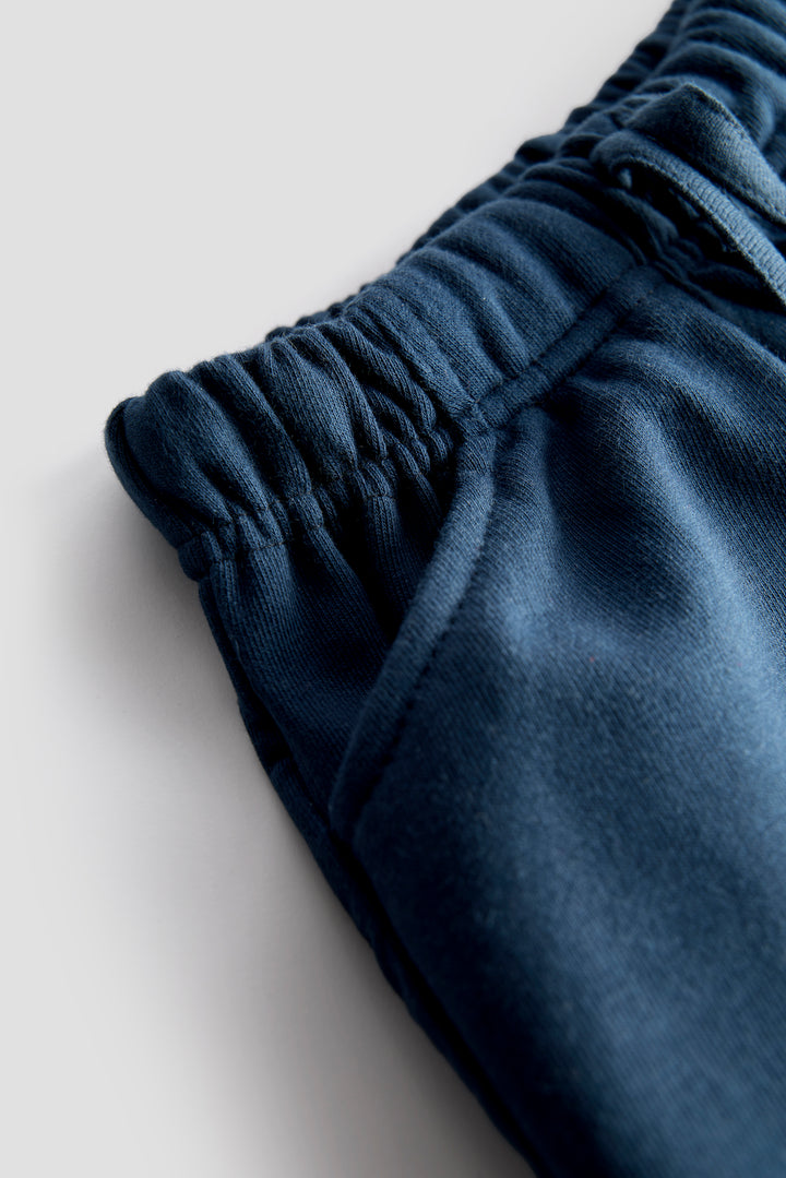 Everyday Comfort Kids’ Shorts – Pack of 2 (Grey & Dark Blue)