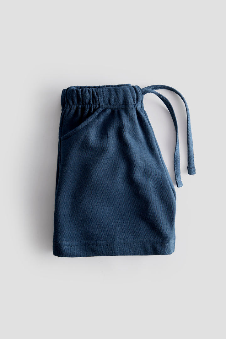 Everyday Comfort Kids’ Shorts – Pack of 2 (Grey & Dark Blue)