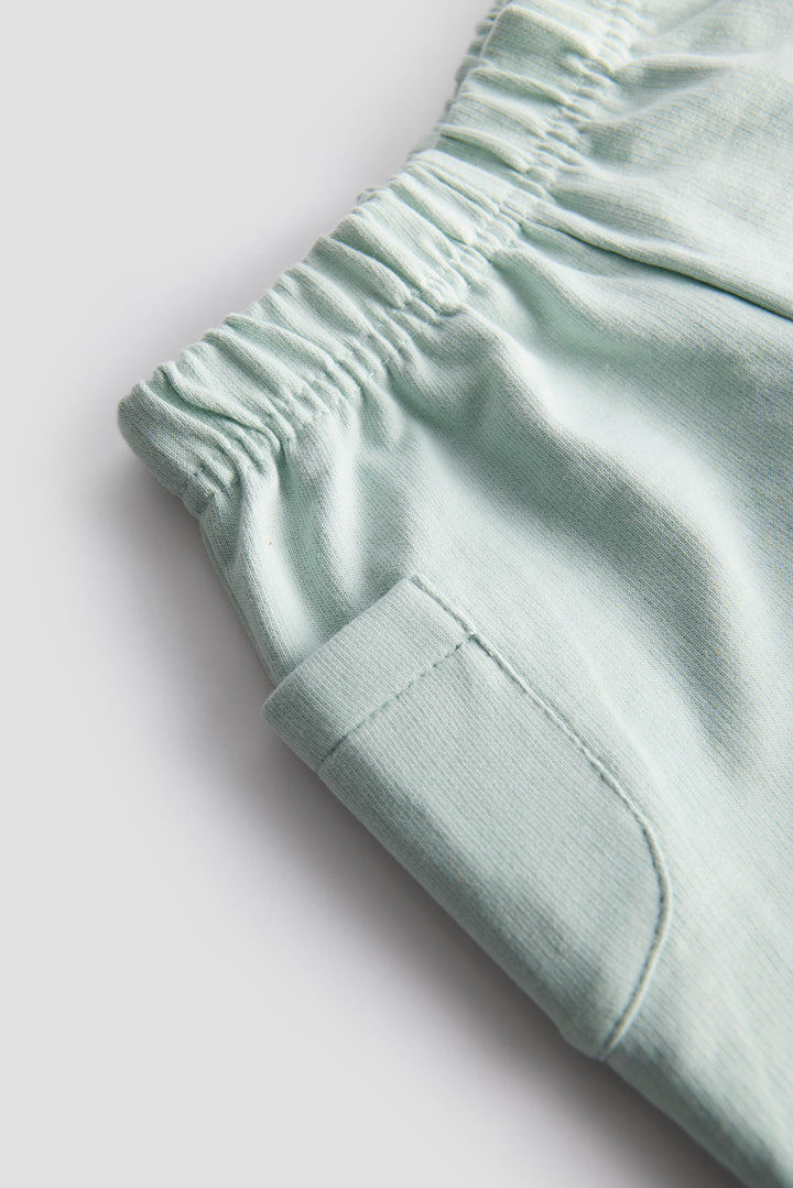 Everyday Comfort Kids’ Shorts –  Pack of 2 (Red and Mint Green)