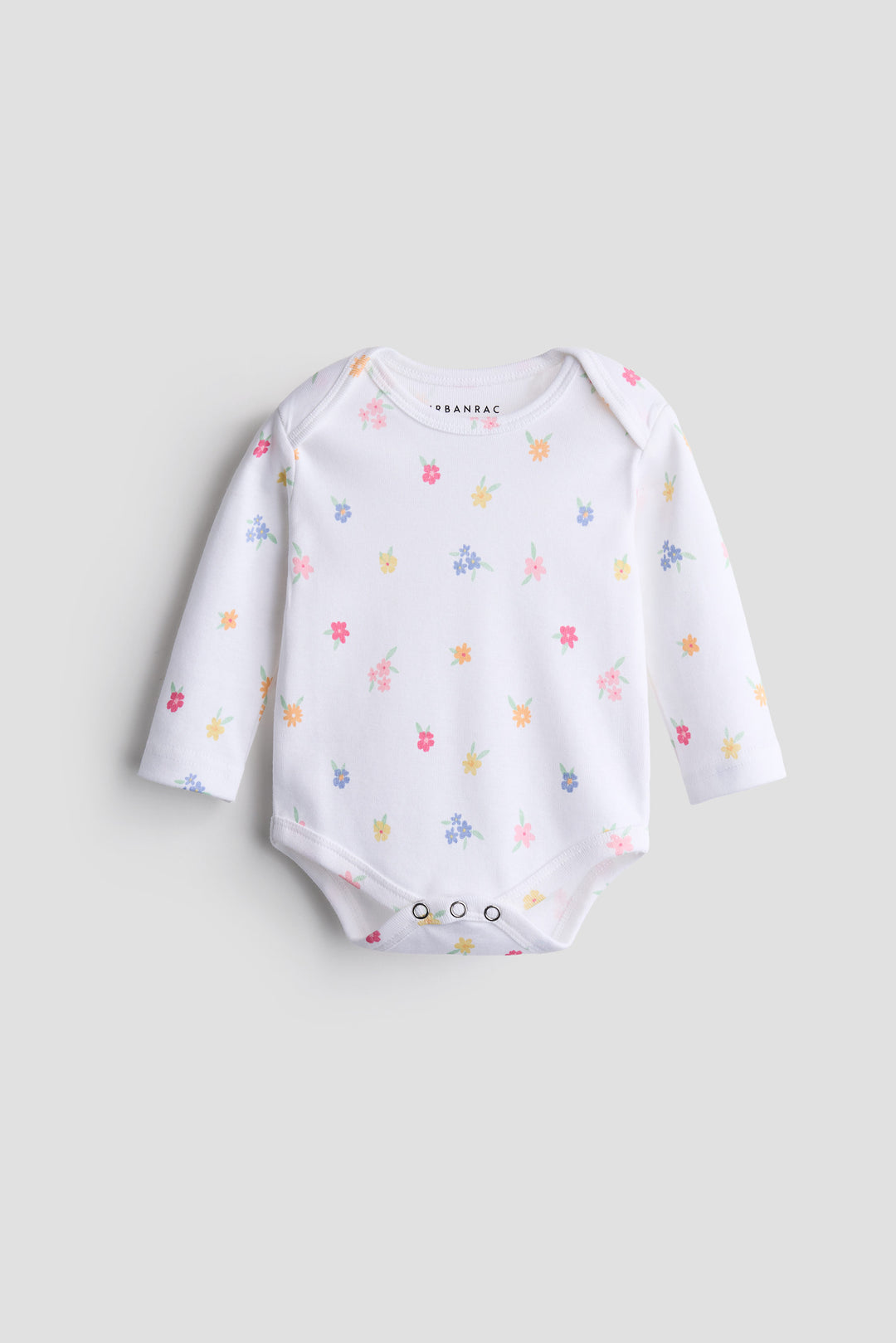 Urbanrac Floral Bloom 2-Pack Onesies + Bows