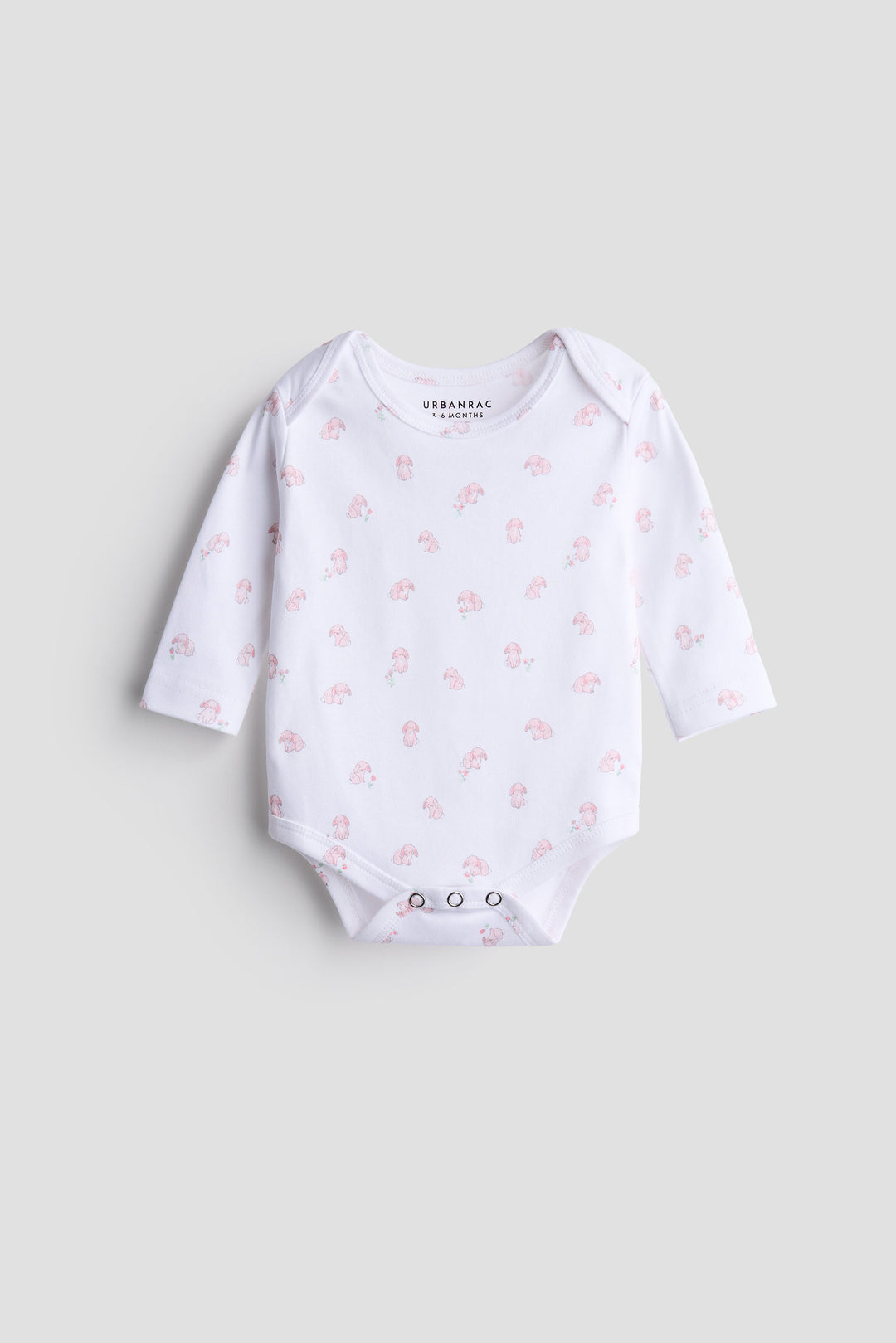 Urbanrac Floral Bloom 2-Pack Onesies + Bows