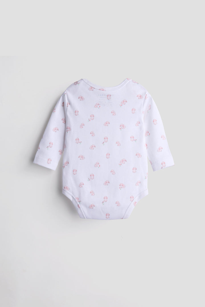 Urbanrac Floral Bloom 2-Pack Onesies + Bows