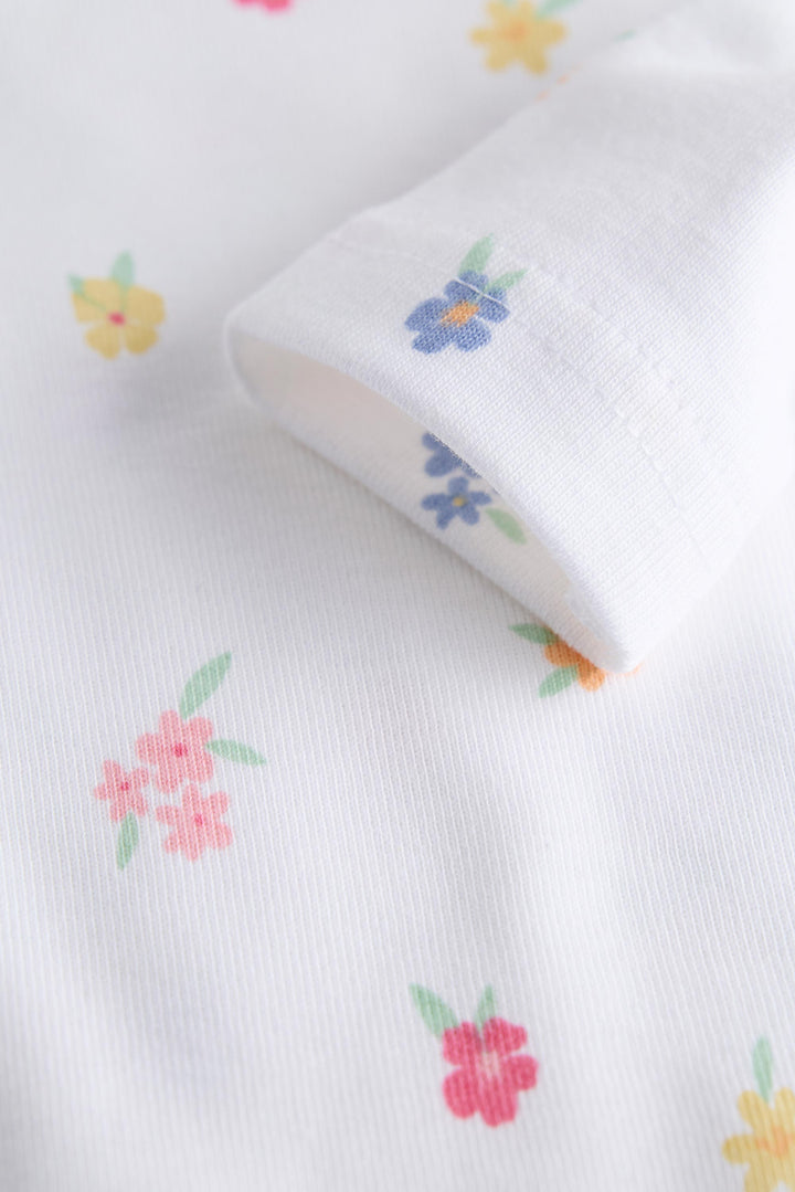 Urbanrac Floral Bloom 2-Pack Onesies + Bows