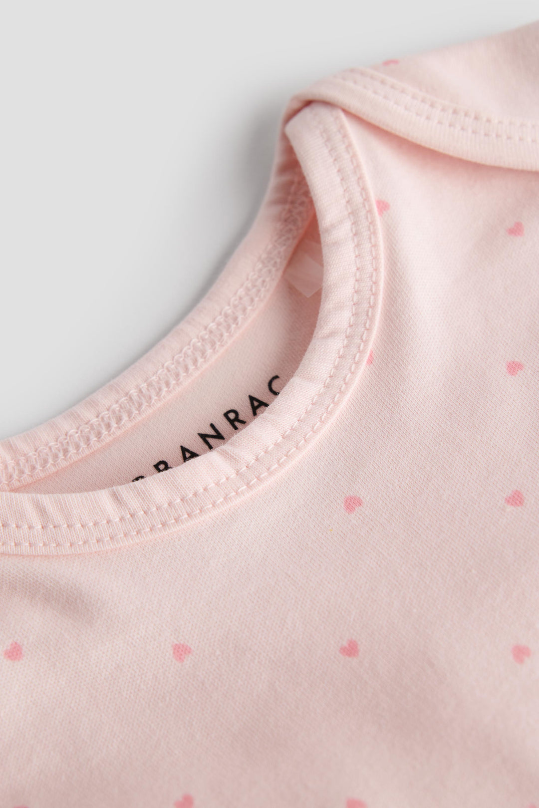 Pink Stripe & Dots 2-Pack Onesies with Bow