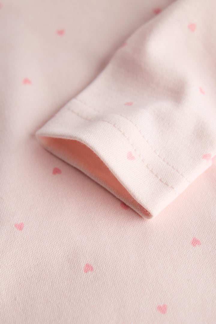 Pink Stripe & Dots 2-Pack Onesies with Bow