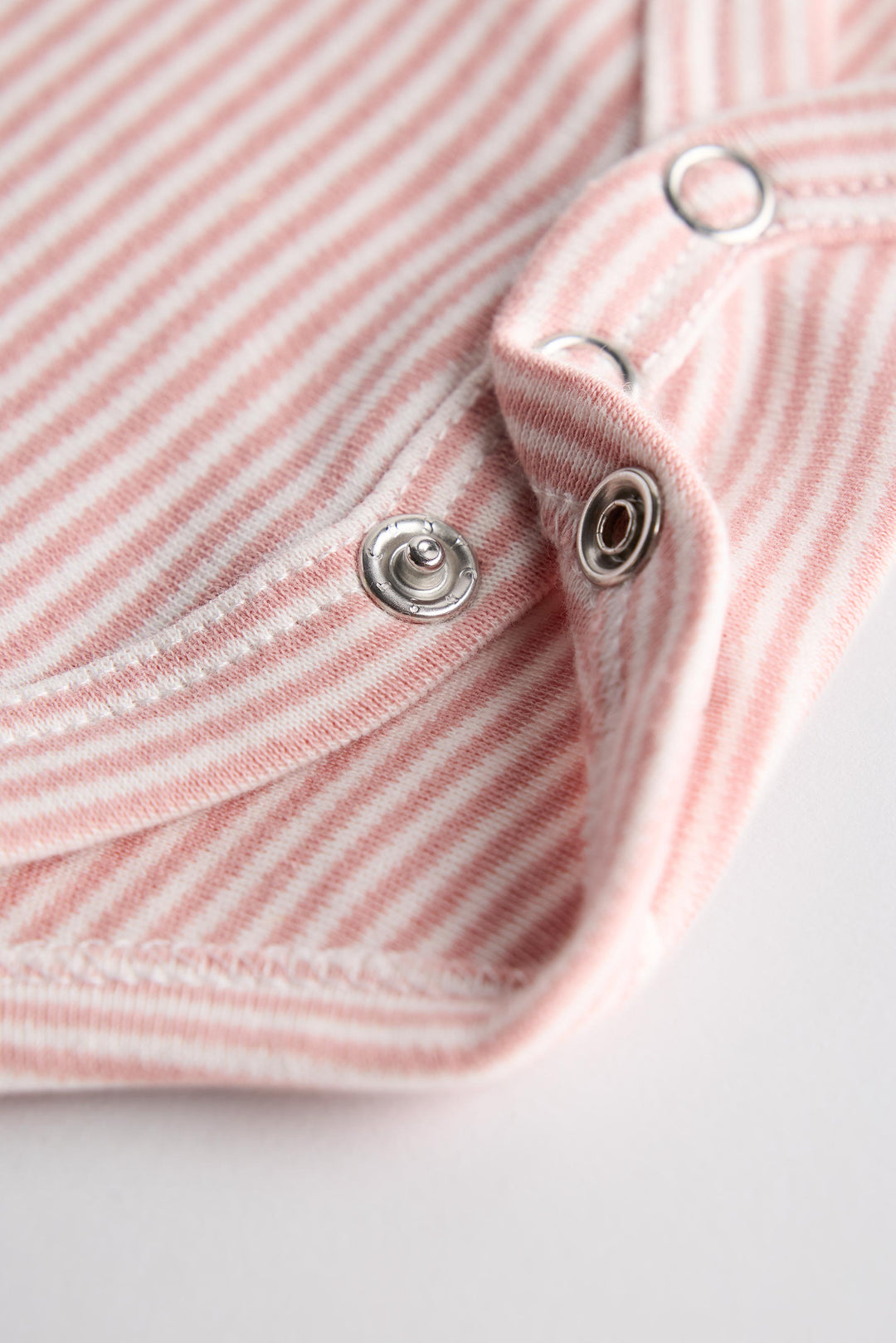 Pink Stripe & Dots 2-Pack Onesies with Bow