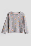 Pleasant rainbow print 100% cotton sleepwear/pajamas - Urbanrac