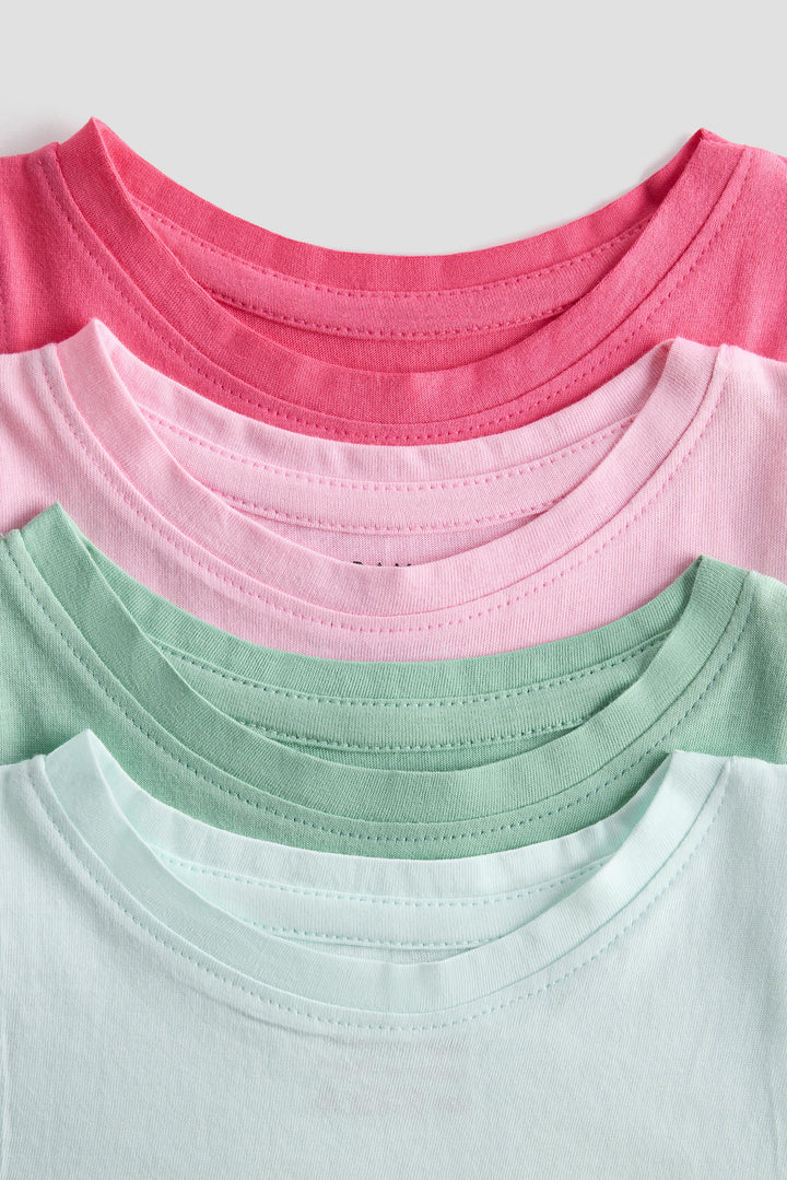 Garden Brights 4-Pack Sleeveless Vest Set | 100% Cotton | Baby &amp; Toddler Girls