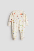2 Way Double Zipper Sleepsuit for Babies | Suttle Play Print