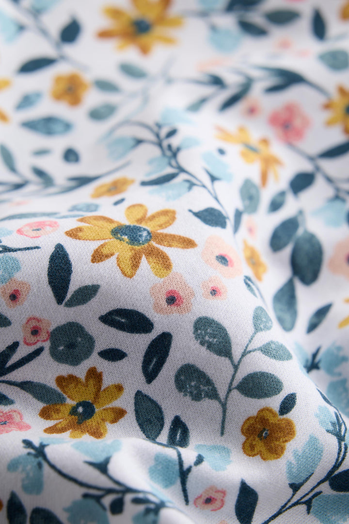 2 Way Double Zipper Sleepsuit for Babies | Floral