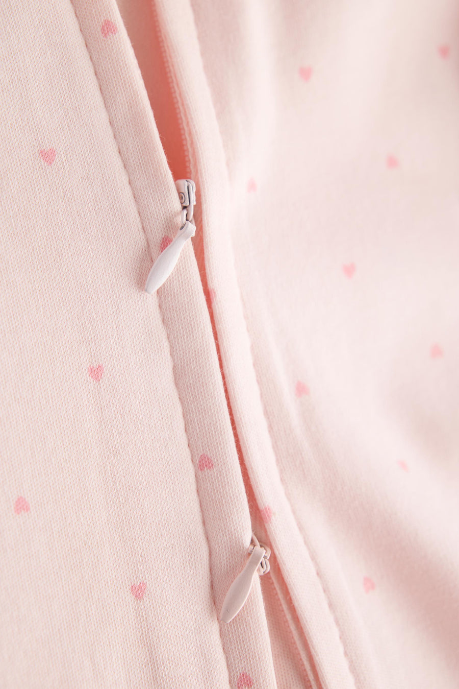 2 Way Double Zipper Sleepsuit for Babies| Peachy Hearts