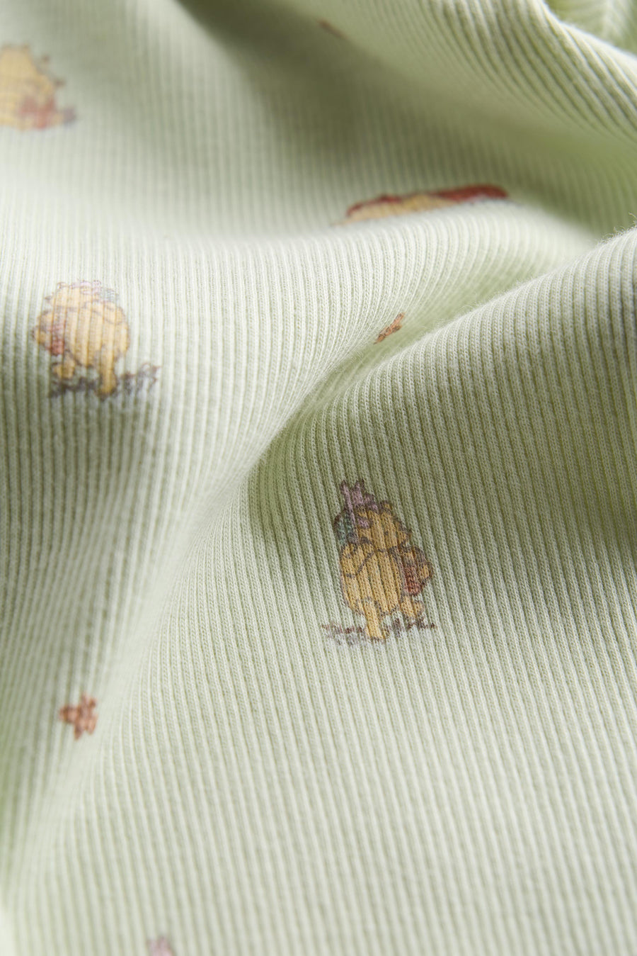 2 Way Double Zipper Sleepsuit In Sage Green For Babies