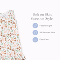 Earthy Floral Print Dress