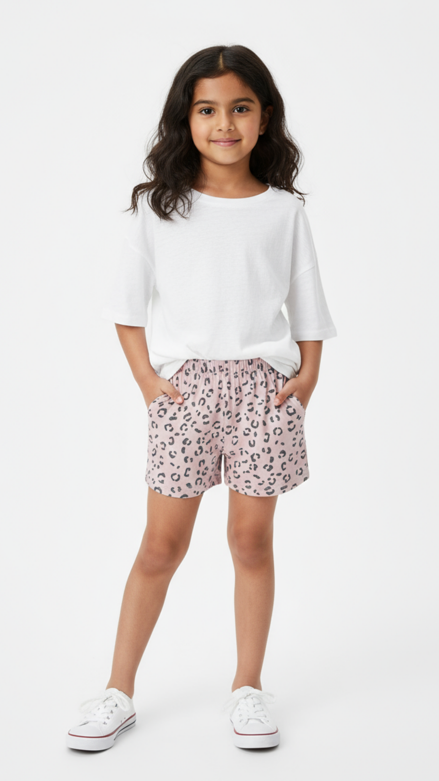 Girls Cotton Shorts - 4 Pack