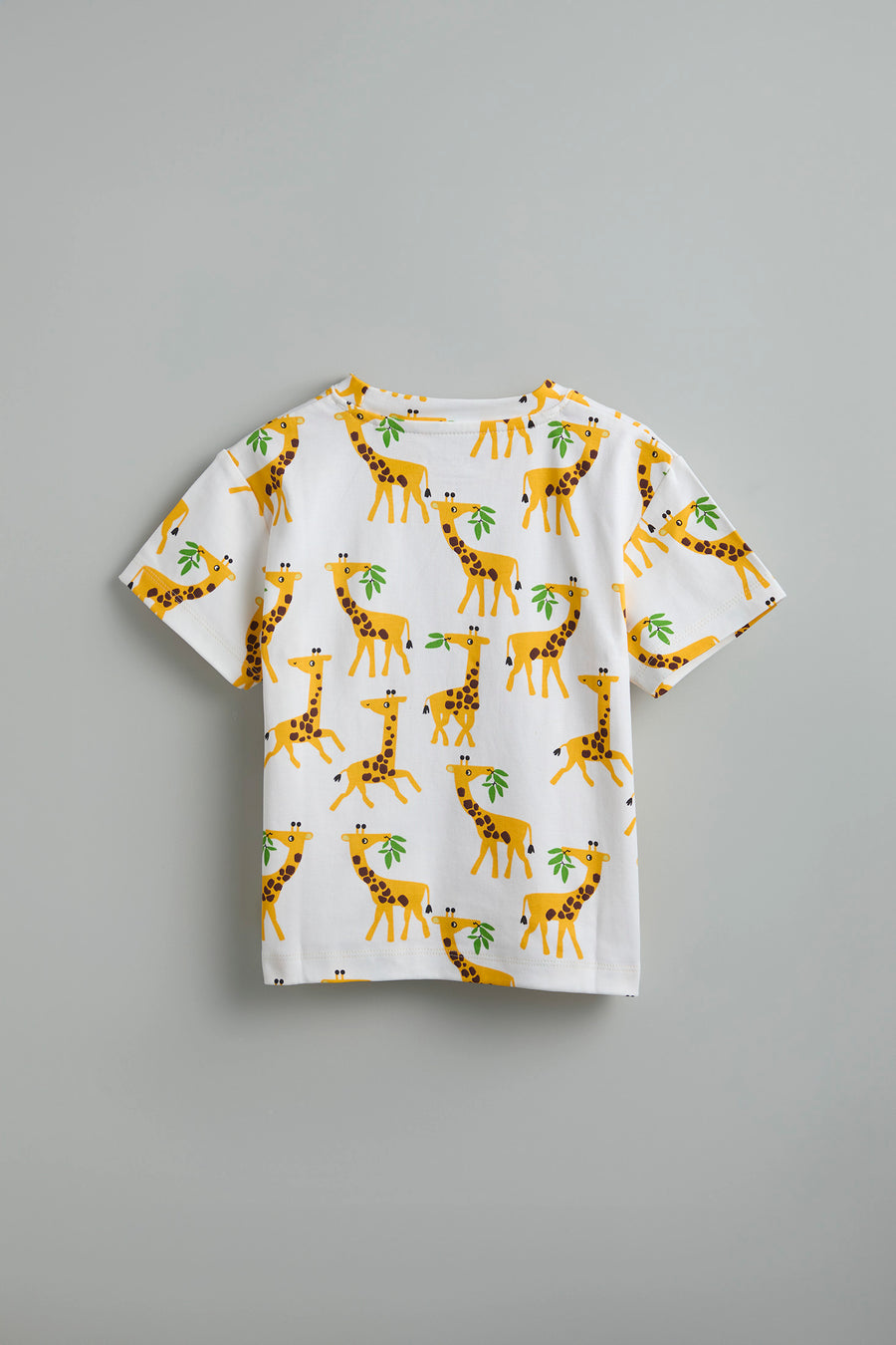GOTS Certified Organic Cotton Sleepwear Set for Toddlers| Giraffe Print - Urbanrac