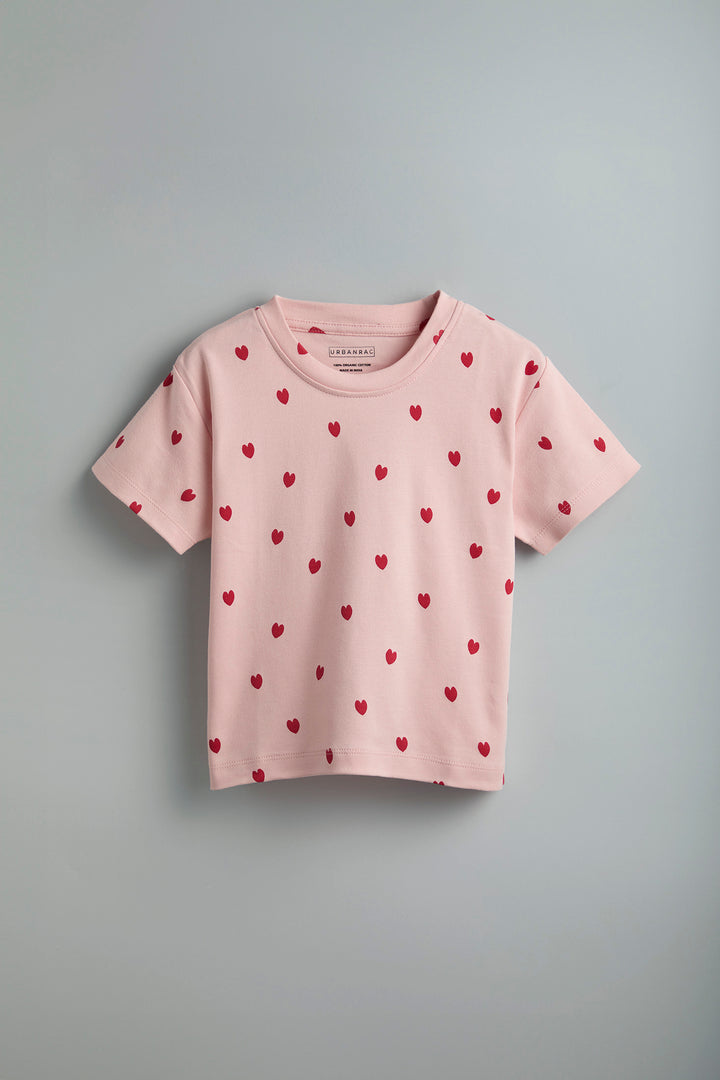 GOTS Certified Organic Cotton Sleepwear for Toddlers| Heart Print