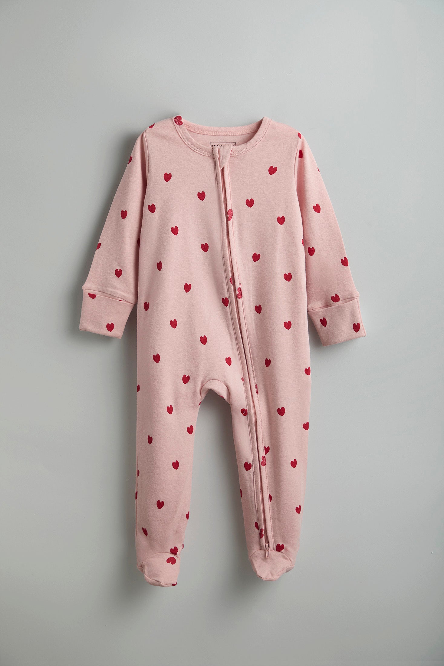 GOTS Certified Organic Cotton Sleepwear for Babies | Hearts - Urbanrac