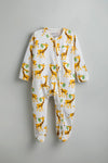 GOTS Certified Organic Cotton Sleepwear for Babies | Giraffe Print - Urbanrac