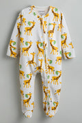 GOTS Certified Organic Cotton Sleepwear for Babies | Giraffe Print - Urbanrac