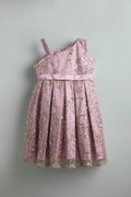 Celebration Dress - Mauve net party dress - Urbanrac