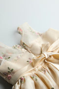 Celebration Dress - Ivory floral embroidery - Urbanrac