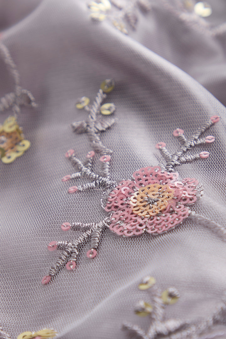 Celebration Dress - Net Embroidery