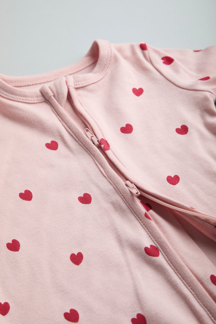 GOTS Certified Organic Cotton Sleepwear for Babies | Hearts