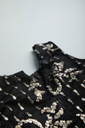 Black sequence party dress for girls - Urbanrac